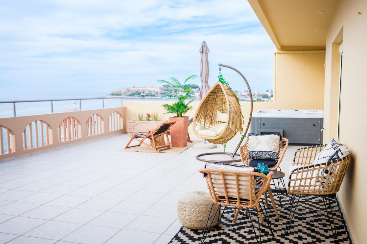 Thea - Rooftop Seaview Jacuzzi 罗希姆诺 外观 照片